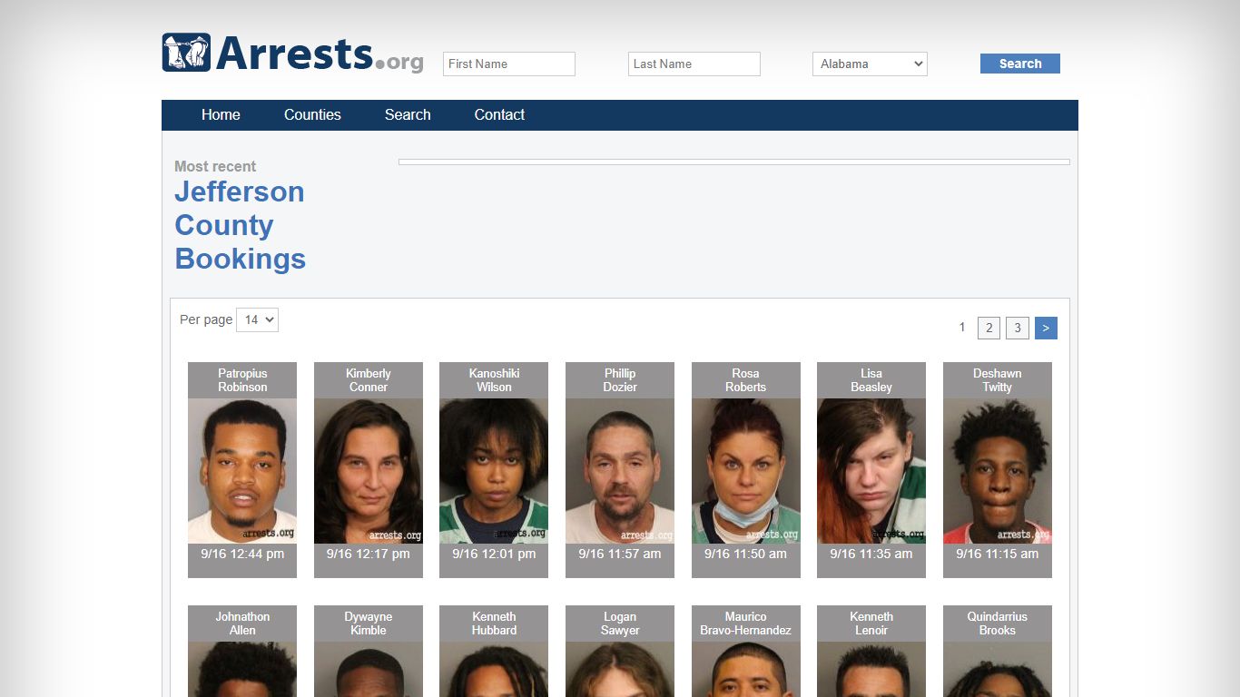 Jefferson County Arrests and Inmate Search